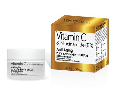 ANTI-AGING Vitamin C  & NIACINAMIDES (B3)  DAY/NIGHT CREAM