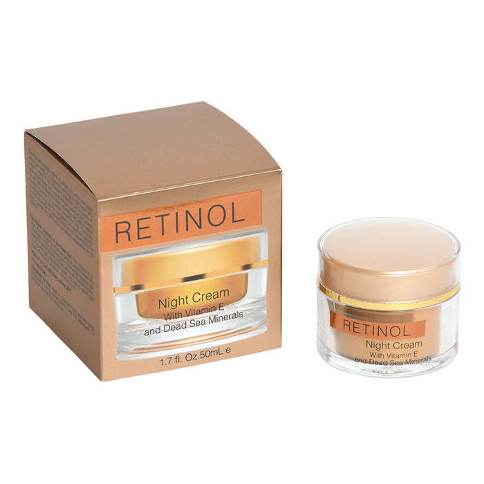 RETINOL Night Cream  With Vitamin E and Dead Sea Minerals