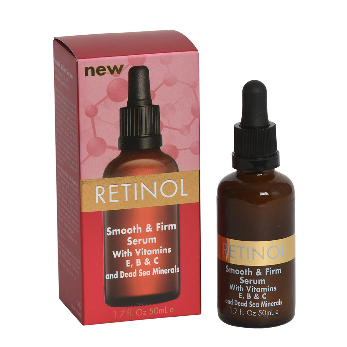 RETINOL SMOOTH & FIRM SERUM With Vitamins A, B & C and Dead Sea