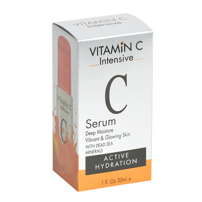 VITAMiN C Intensive  Serum  Deep Moisture  Vibrant & Glowing Skin WITH DEAD SEA MINERALS ACTIVE HYDRATION