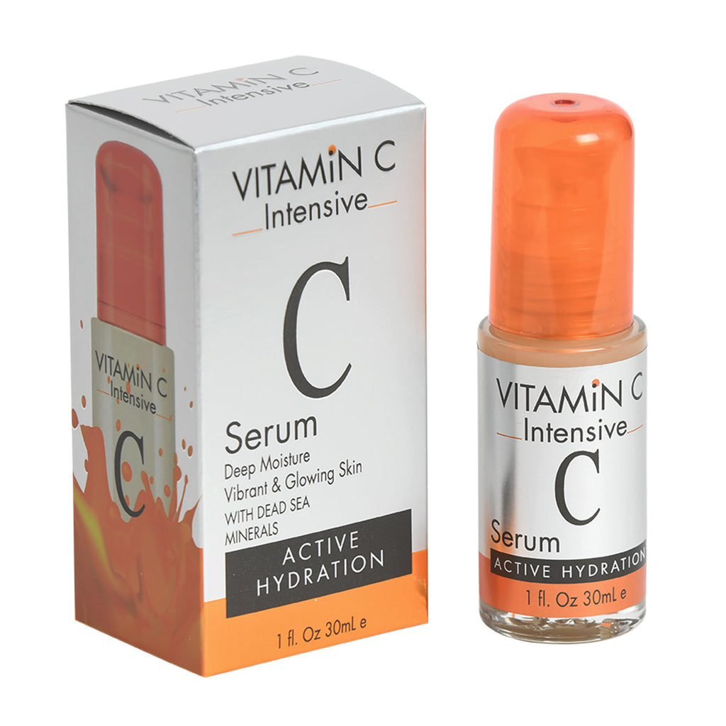 VITAMiN C Intensive  Serum  Deep Moisture  Vibrant & Glowing Skin WITH DEAD SEA MINERALS ACTIVE HYDRATION