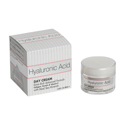 Hyaluronic Acid Day Cream Extra-Rich Advanced Formula Collagen, Keratin & Vitamin E with Dead Sea Minerals