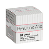 Hyaluronic Acid Eye Cream Extra-Rich Advanced Formula Collagen, Keratin & Vitamin E with Dead Sea Minerals