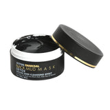 Black Mud Mask Detox Deluxe Deep-Cleansing Effect Enriched with Dead Sea Black Mud, Aloe Vera & Vitamins For Oily Skin