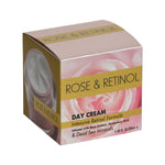 ROSE & RETINOL DAY CREAM  Intensive Retinol Formula Infused with Rose Extract, Hyaluronic Acid & Dead Sea Minerals